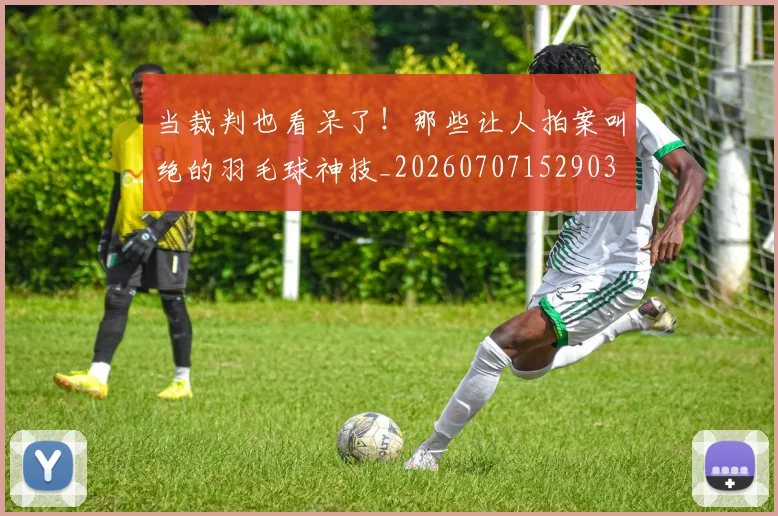 当裁判也看呆了！那些让人拍案叫绝的羽毛球神技_20260707152903